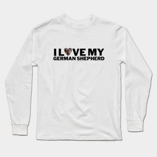 I love my German Shepherd Heart design Long Sleeve T-Shirt